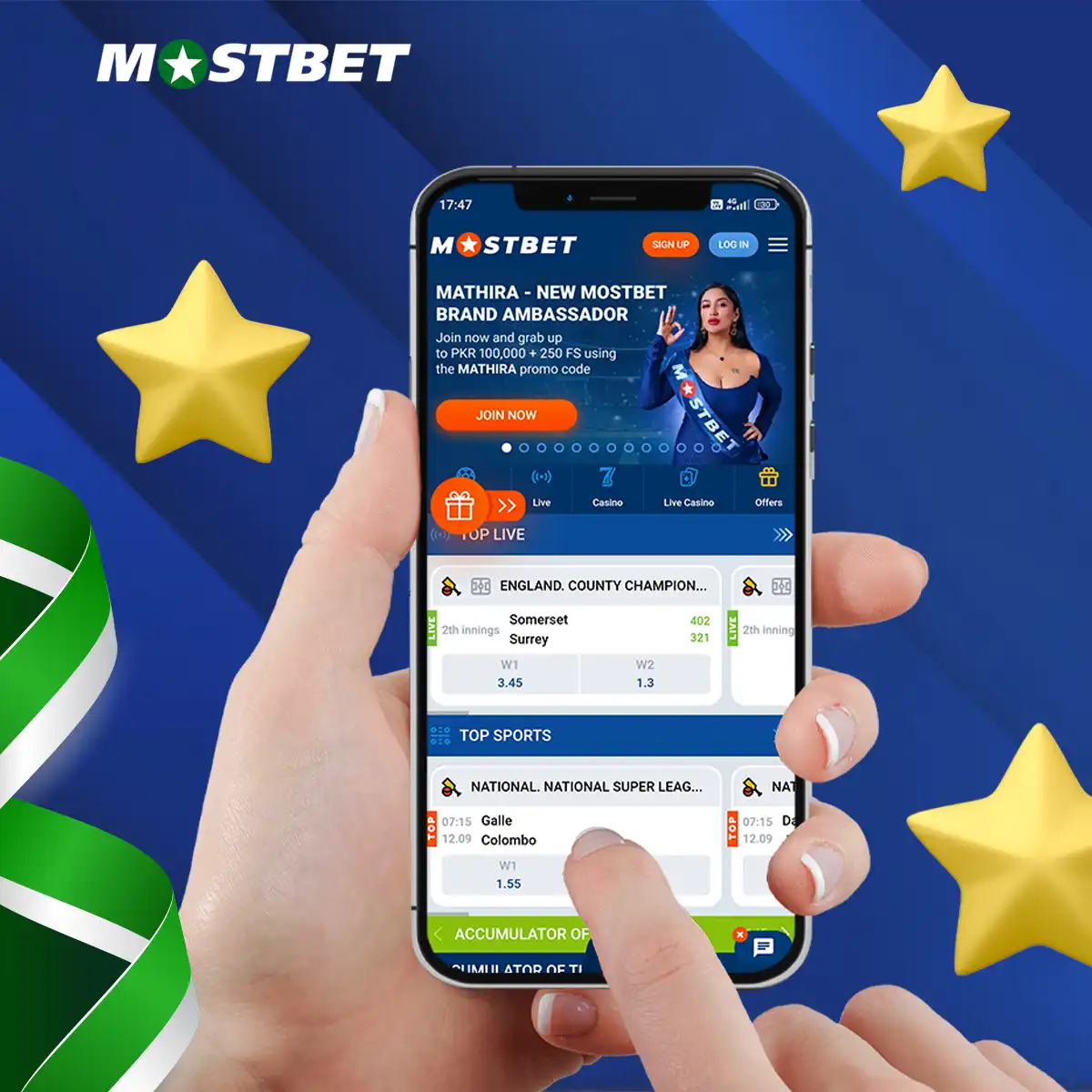 Mostbet پاکستانی کھلاڑیوں کو بہت سے فوائد پیش کرتا ہے۔