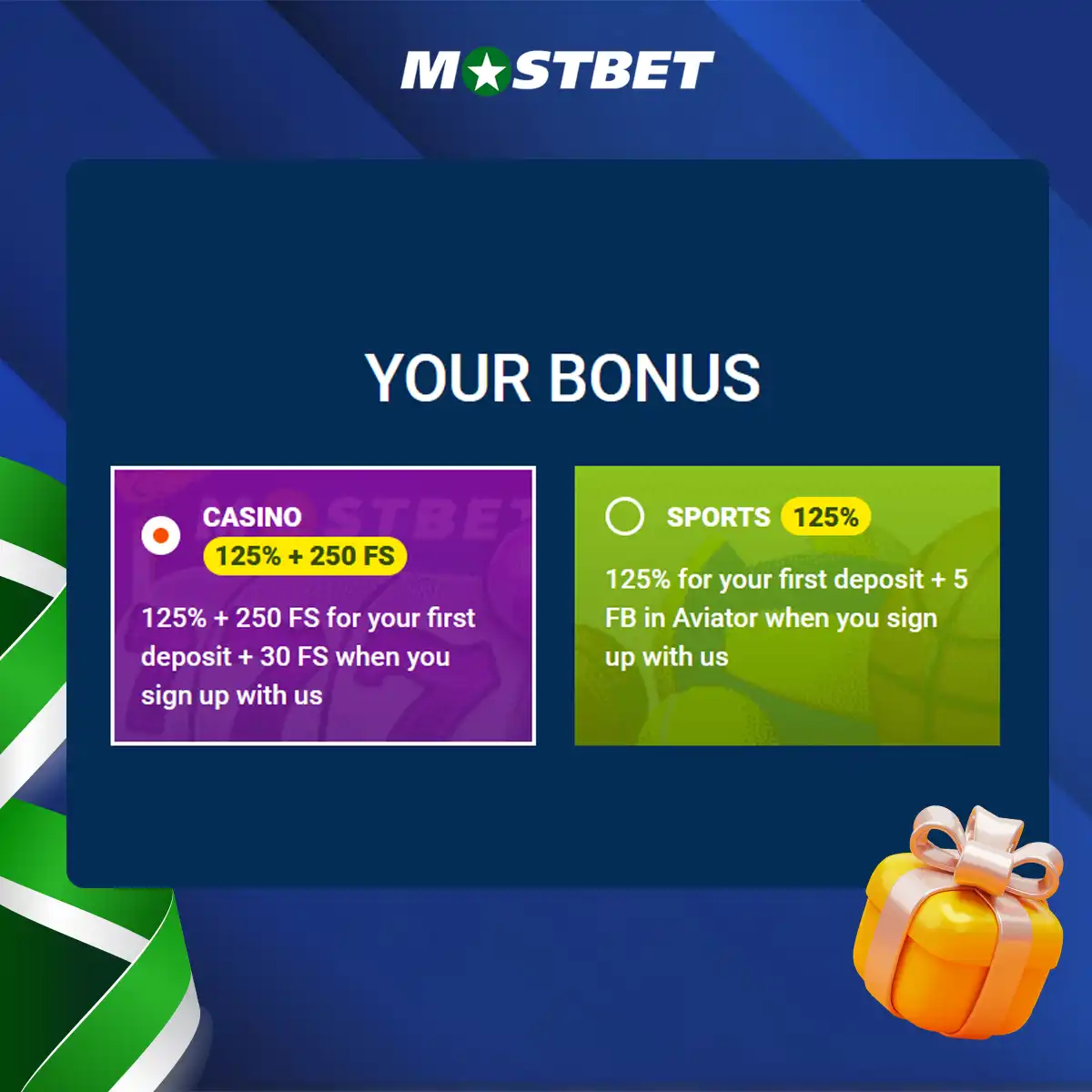 Mostbet Pakistan پر کھیل اور کیسینو سائن اپ بونس